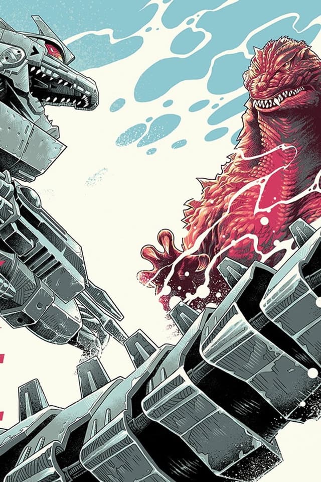 Godzilla vs MechaGodzilla (Gigan tribute)